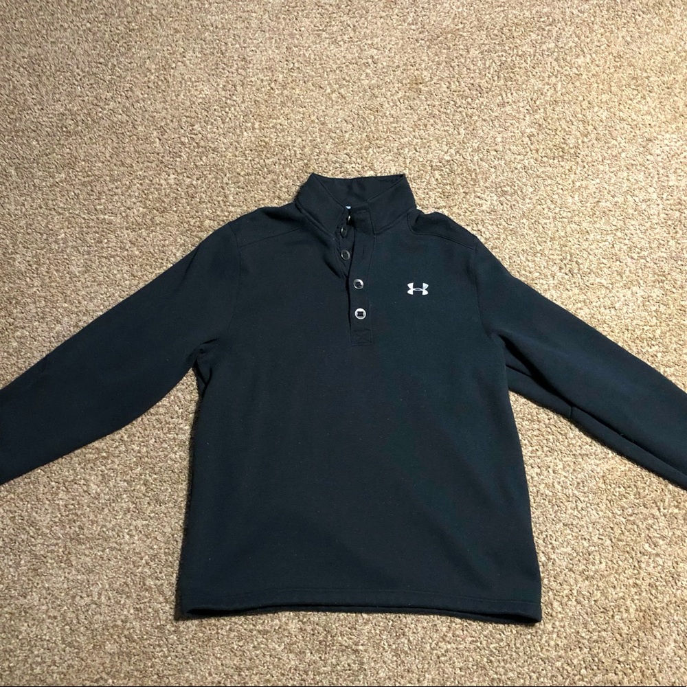 Under Armour Men's SZ XL  Specialist Storm Sweater Black ColdGear 1238296
